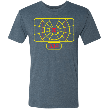 T-Shirts Indigo / Small Stay on Pi Men's Triblend T-Shirt
