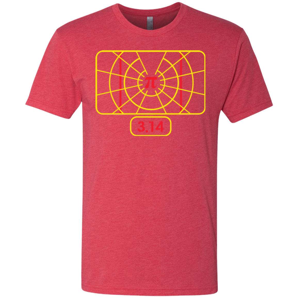 T-Shirts Vintage Red / Small Stay on Pi Men's Triblend T-Shirt