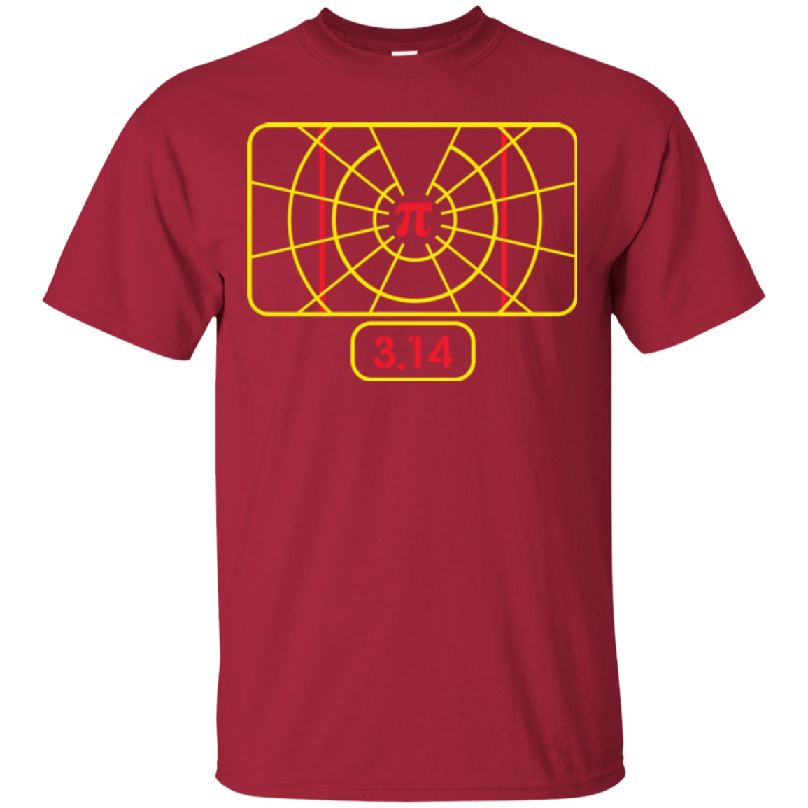 T-Shirts Cardinal / Small Stay on Pi T-Shirt