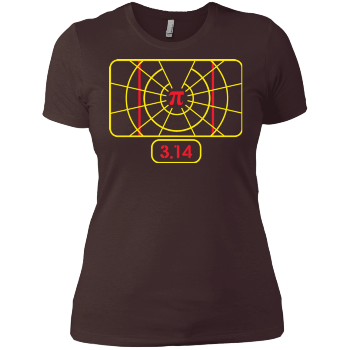 T-Shirts Dark Chocolate / X-Small Stay on Pi Women's Premium T-Shirt