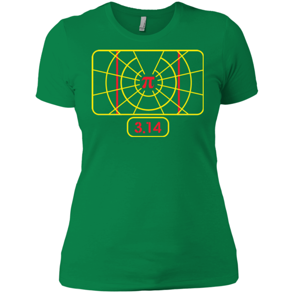 T-Shirts Kelly Green / X-Small Stay on Pi Women's Premium T-Shirt