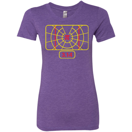 T-Shirts Purple Rush / Small Stay on Pi Women's Triblend T-Shirt