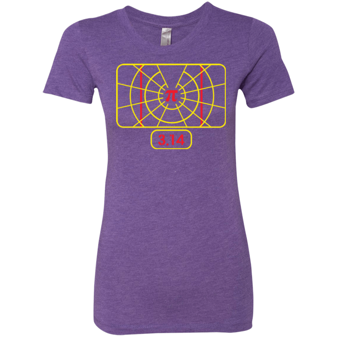 T-Shirts Purple Rush / Small Stay on Pi Women's Triblend T-Shirt