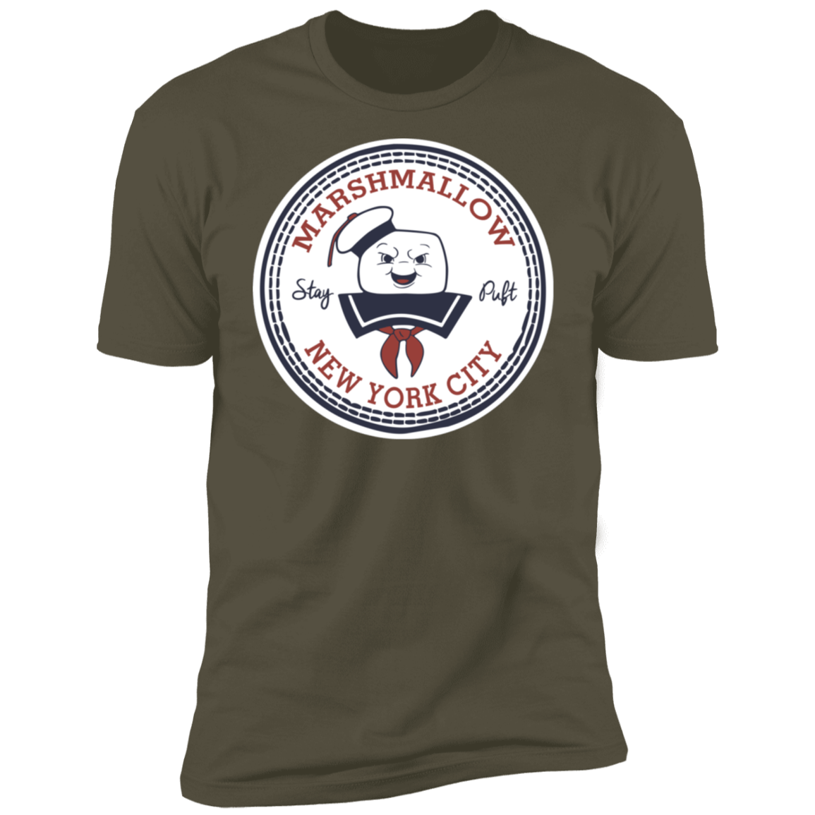 T-Shirts Military Green / S Stay Puft All Star Men's Premium T-Shirt