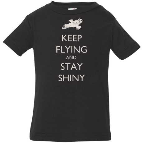 T-Shirts Black / 6 Months Stay Shiny Infant Premium T-Shirt