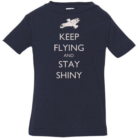 T-Shirts Navy / 6 Months Stay Shiny Infant Premium T-Shirt