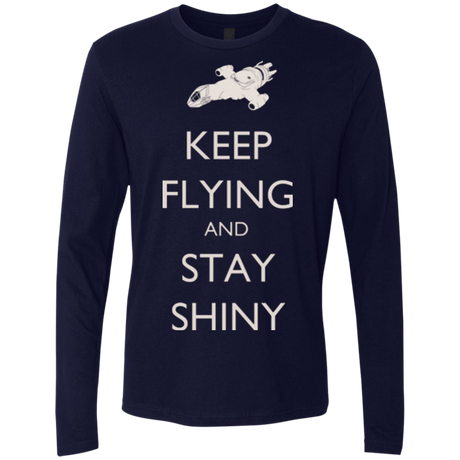 T-Shirts Midnight Navy / Small Stay Shiny Men's Premium Long Sleeve
