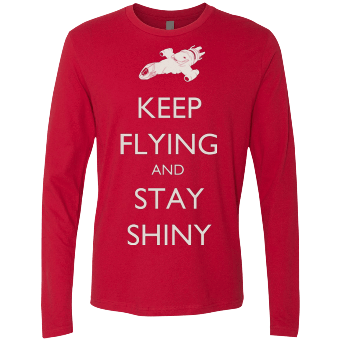 T-Shirts Red / Small Stay Shiny Men's Premium Long Sleeve