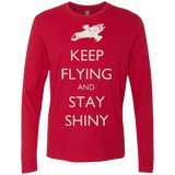 T-Shirts Red / Small Stay Shiny Men's Premium Long Sleeve