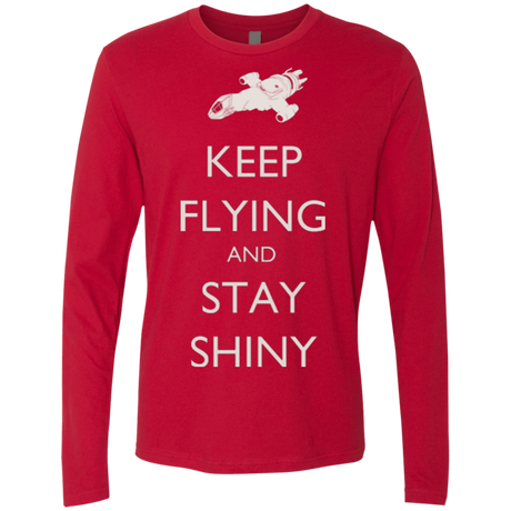 T-Shirts Red / Small Stay Shiny Men's Premium Long Sleeve