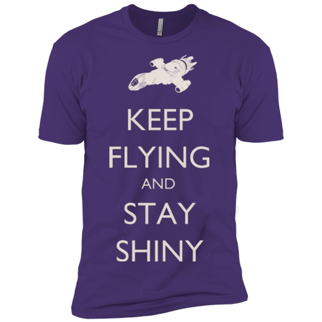 T-Shirts Purple / X-Small Stay Shiny Men's Premium T-Shirt