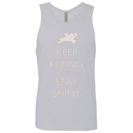 T-Shirts Heather Grey / Small Stay Shiny Men's Premium Tank Top