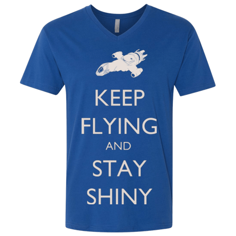 T-Shirts Royal / X-Small Stay Shiny Men's Premium V-Neck
