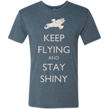 T-Shirts Indigo / Small Stay Shiny Men's Triblend T-Shirt