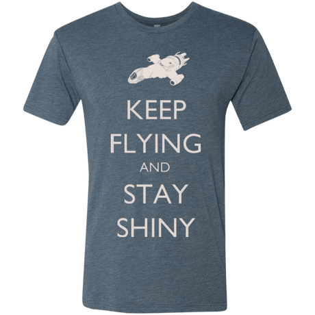 T-Shirts Indigo / Small Stay Shiny Men's Triblend T-Shirt