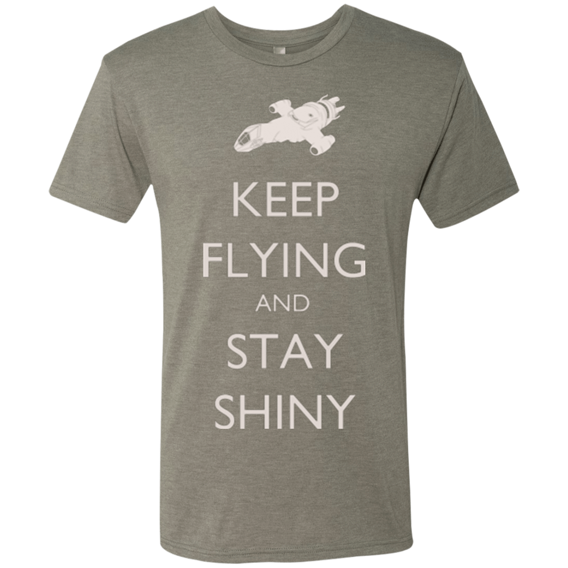 T-Shirts Venetian Grey / Small Stay Shiny Men's Triblend T-Shirt