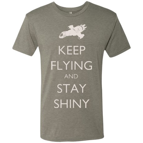 T-Shirts Venetian Grey / Small Stay Shiny Men's Triblend T-Shirt