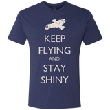 T-Shirts Vintage Navy / Small Stay Shiny Men's Triblend T-Shirt