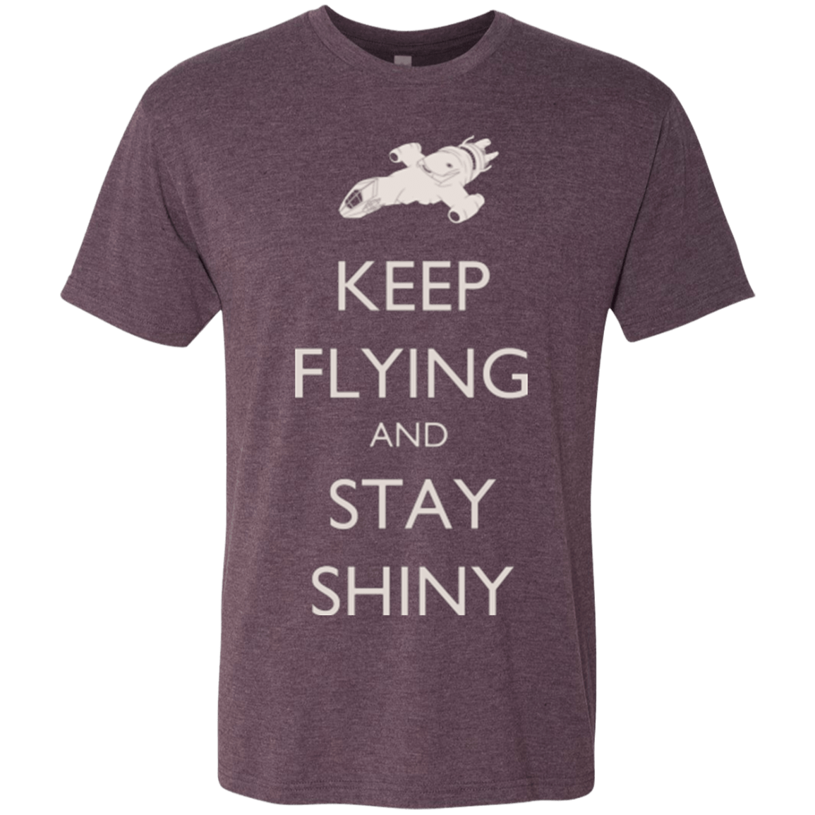 T-Shirts Vintage Purple / Small Stay Shiny Men's Triblend T-Shirt