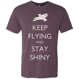 T-Shirts Vintage Purple / Small Stay Shiny Men's Triblend T-Shirt