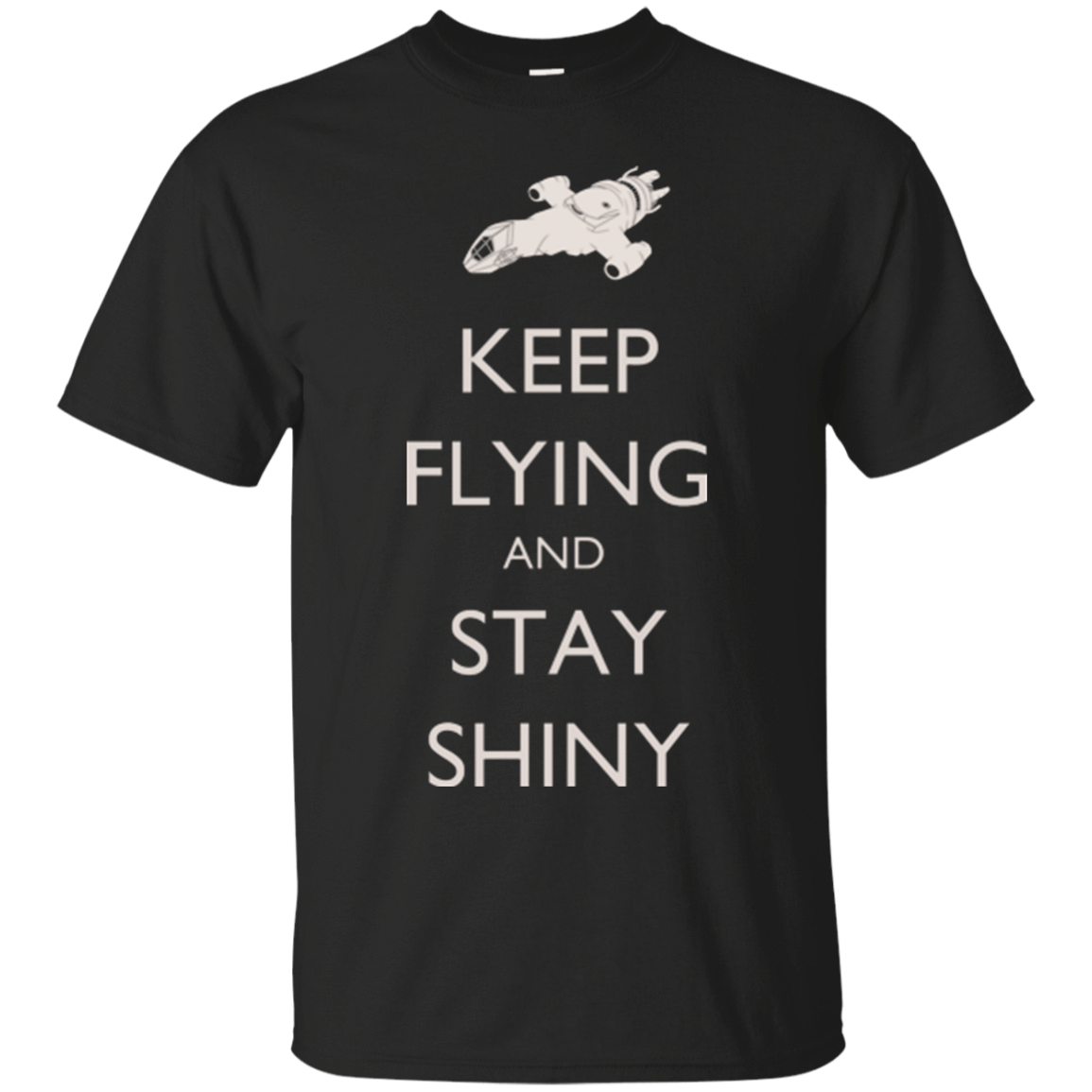 T-Shirts Black / Small Stay Shiny T-Shirt