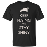 T-Shirts Black / Small Stay Shiny T-Shirt