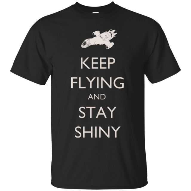 T-Shirts Black / Small Stay Shiny T-Shirt