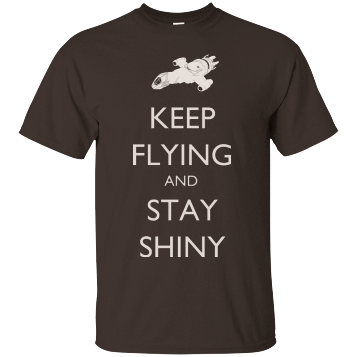 T-Shirts Dark Chocolate / Small Stay Shiny T-Shirt