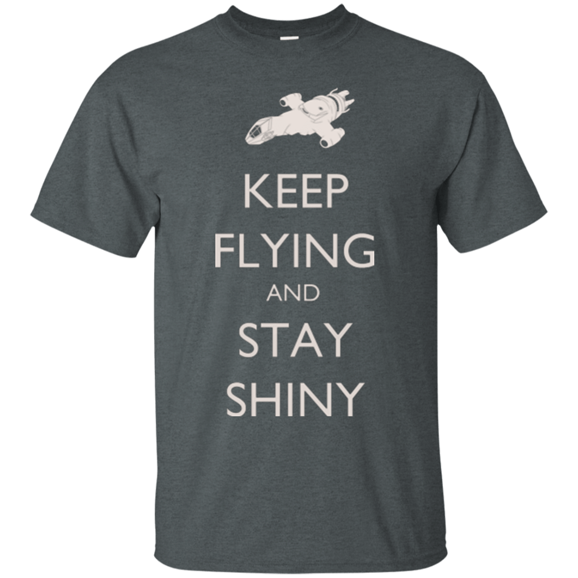 T-Shirts Dark Heather / Small Stay Shiny T-Shirt