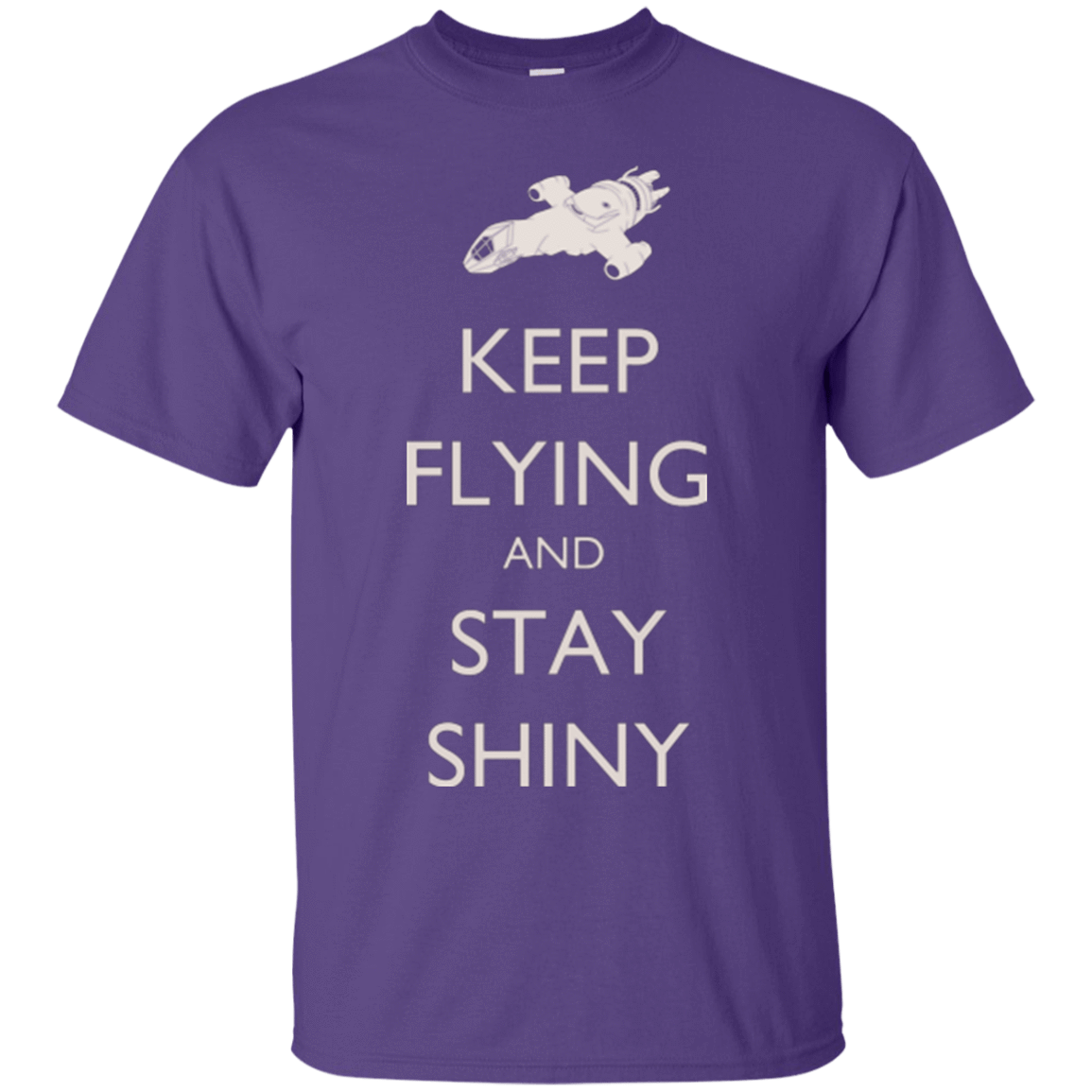 T-Shirts Purple / Small Stay Shiny T-Shirt