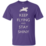 T-Shirts Purple / Small Stay Shiny T-Shirt