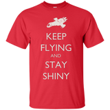 T-Shirts Red / Small Stay Shiny T-Shirt