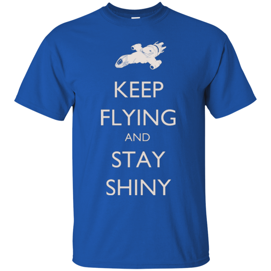 T-Shirts Royal / Small Stay Shiny T-Shirt