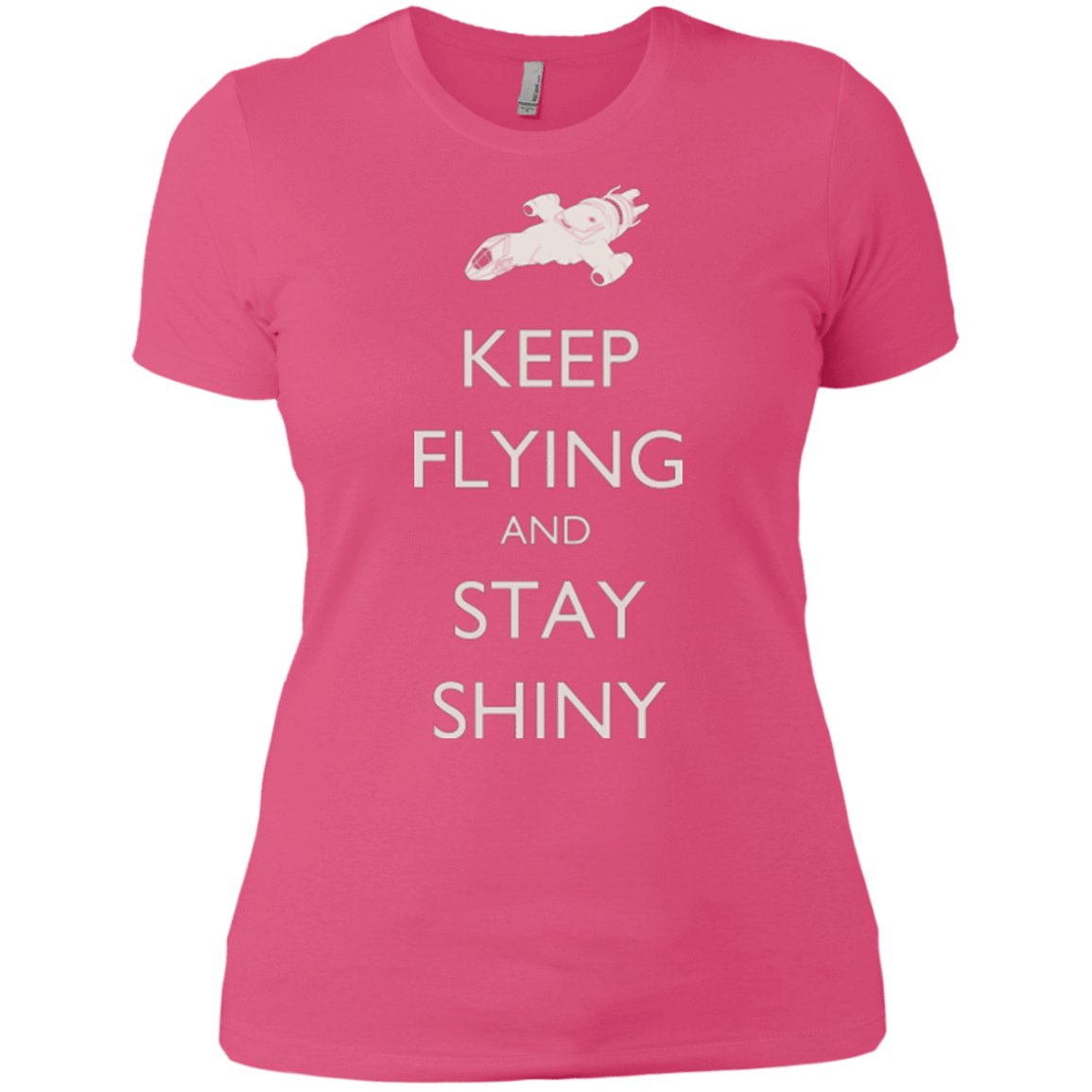 T-Shirts Hot Pink / X-Small Stay Shiny Women's Premium T-Shirt