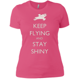 T-Shirts Hot Pink / X-Small Stay Shiny Women's Premium T-Shirt