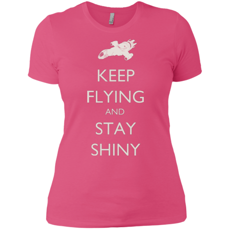 T-Shirts Hot Pink / X-Small Stay Shiny Women's Premium T-Shirt