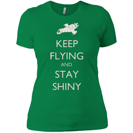 T-Shirts Kelly Green / X-Small Stay Shiny Women's Premium T-Shirt