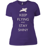 T-Shirts Purple / X-Small Stay Shiny Women's Premium T-Shirt