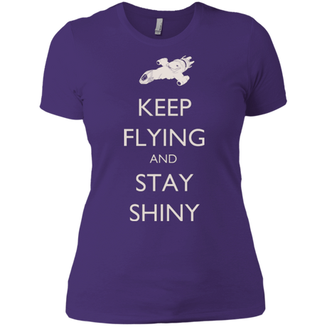 T-Shirts Purple / X-Small Stay Shiny Women's Premium T-Shirt