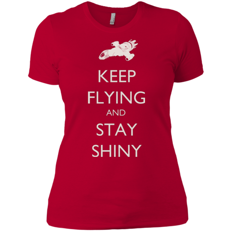 T-Shirts Red / X-Small Stay Shiny Women's Premium T-Shirt