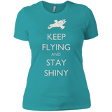T-Shirts Tahiti Blue / X-Small Stay Shiny Women's Premium T-Shirt
