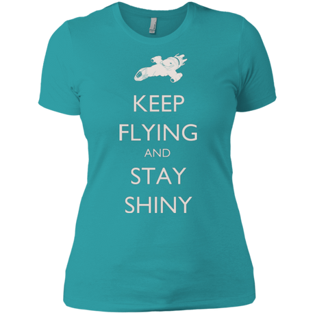 T-Shirts Tahiti Blue / X-Small Stay Shiny Women's Premium T-Shirt