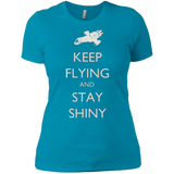 T-Shirts Turquoise / X-Small Stay Shiny Women's Premium T-Shirt