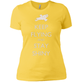 T-Shirts Vibrant Yellow / X-Small Stay Shiny Women's Premium T-Shirt