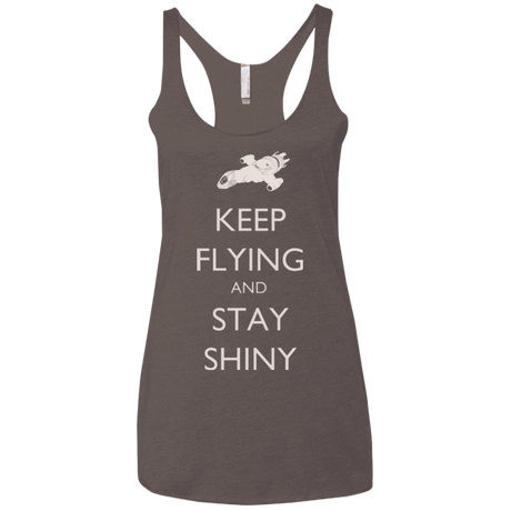 T-Shirts Macchiato / X-Small Stay Shiny Women's Triblend Racerback Tank