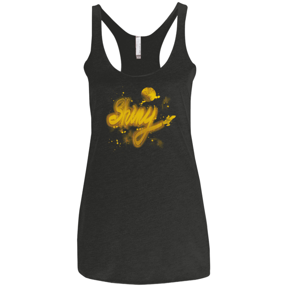 Stay Shiny Women's Triblend Racerback Tank