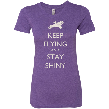 T-Shirts Purple Rush / Small Stay Shiny Women's Triblend T-Shirt