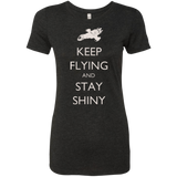 T-Shirts Vintage Black / Small Stay Shiny Women's Triblend T-Shirt