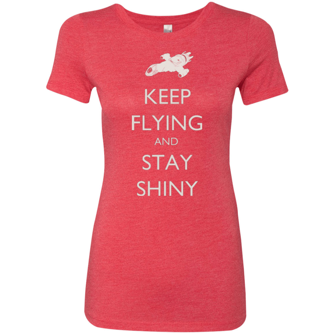 T-Shirts Vintage Red / Small Stay Shiny Women's Triblend T-Shirt