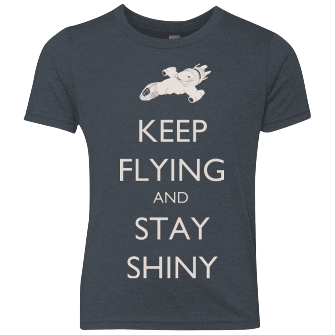 T-Shirts Vintage Navy / YXS Stay Shiny Youth Triblend T-Shirt